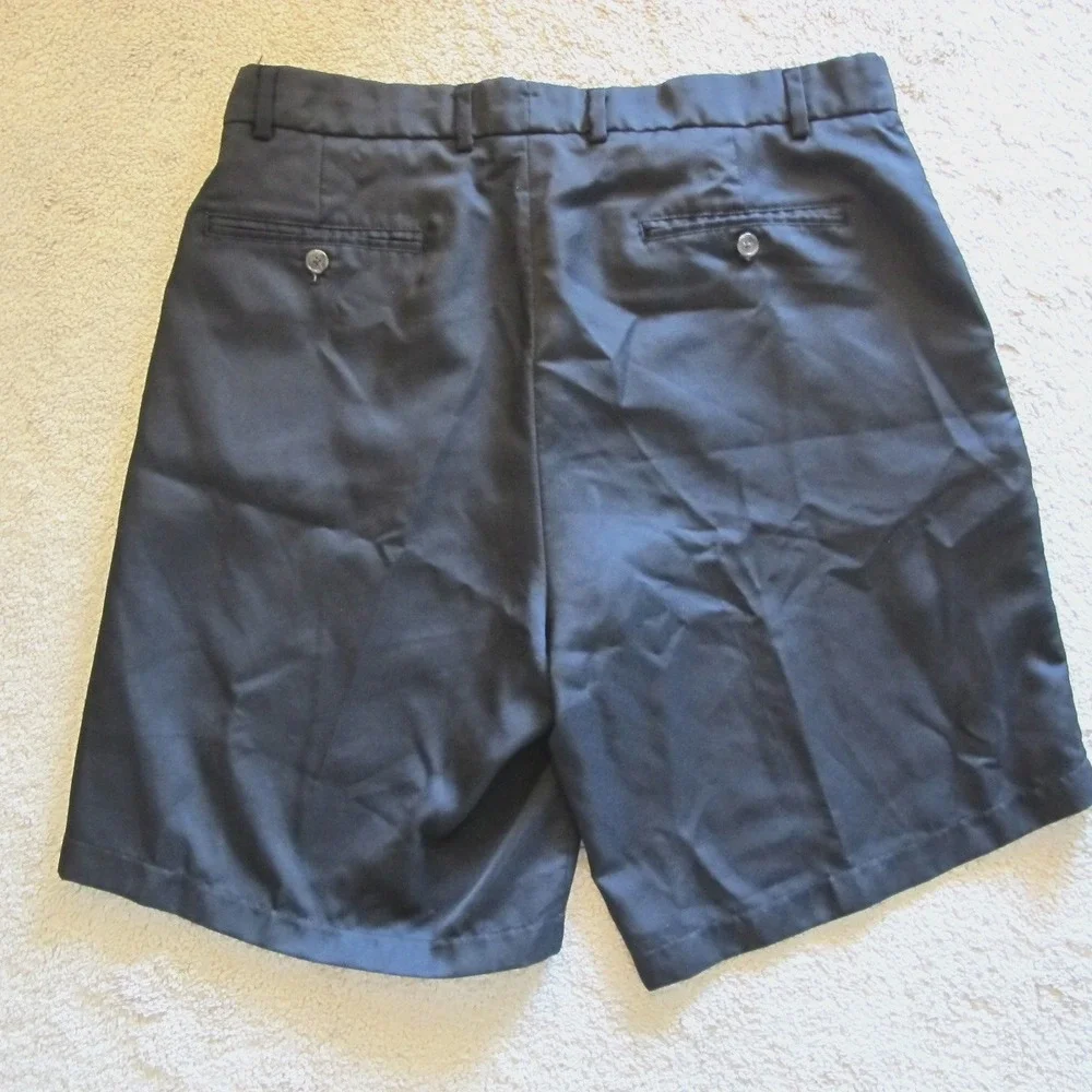 Peter MilIar Microfiber Polyester Performance Golf‎ Shorts Men's Size 36 Black